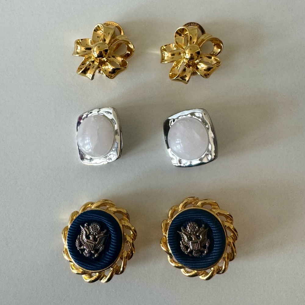 Vintage Clip Earrings